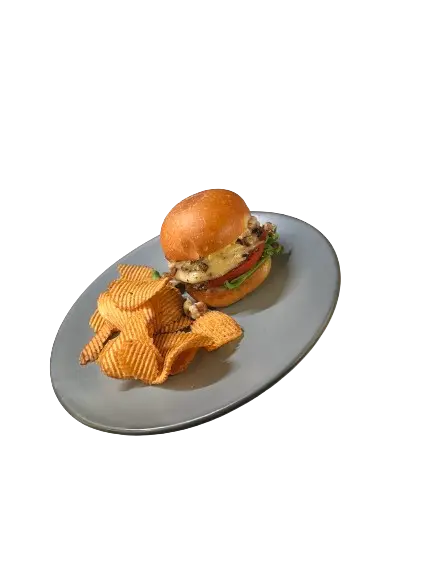 Hamburguesa al estilo de la matera