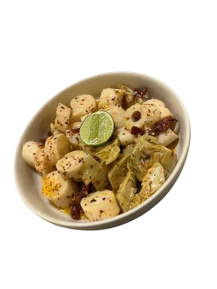 Palmito con alcachofa