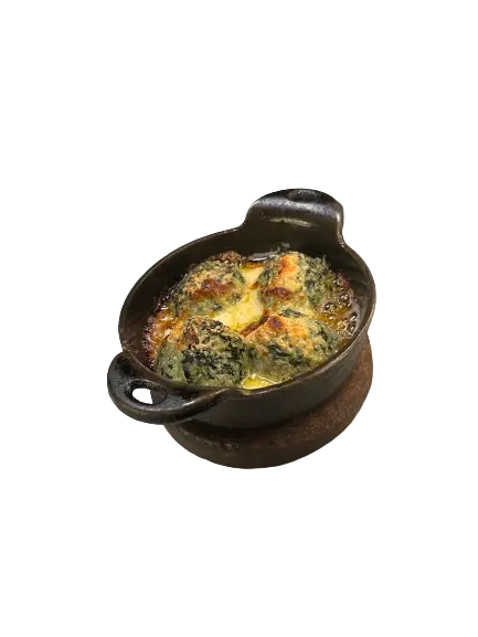 Malfatti de espinaca