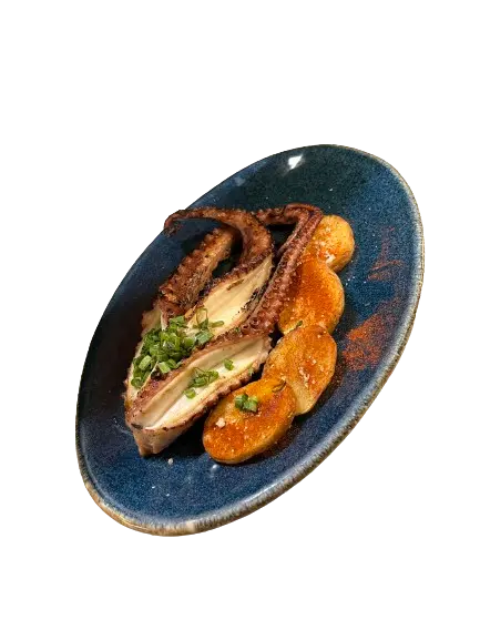 Pulpo con papas españolas